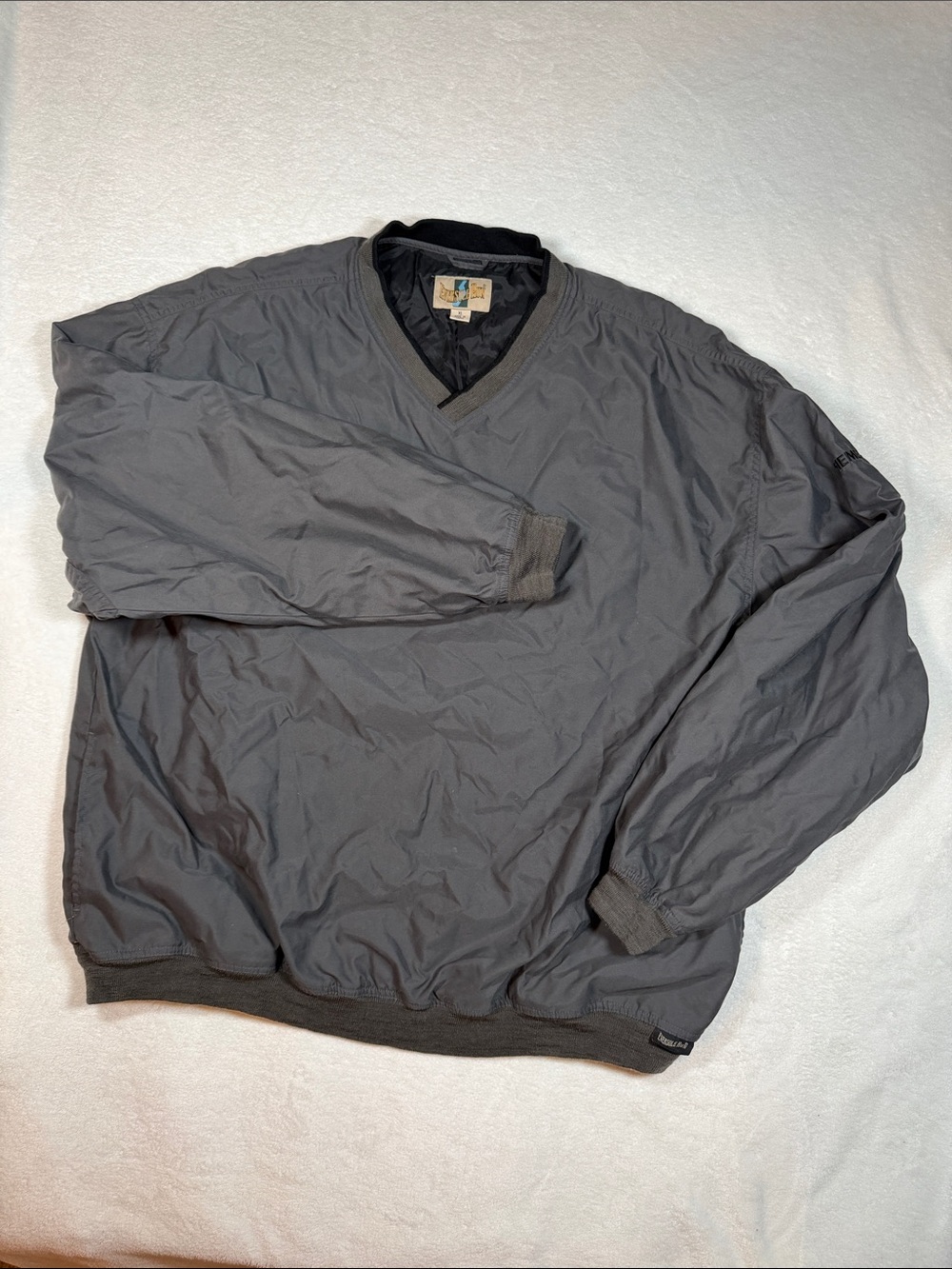 Men's Gray Eversole Run V-Neck Pullover Jackets